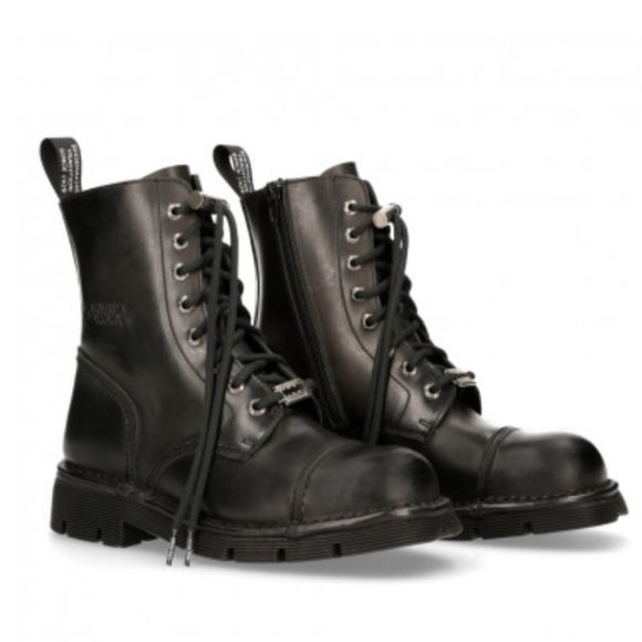 New Rock boots Mens EUR size 43 METALLIC M-NEWMILI083C-C2 - Picture 1 of 11